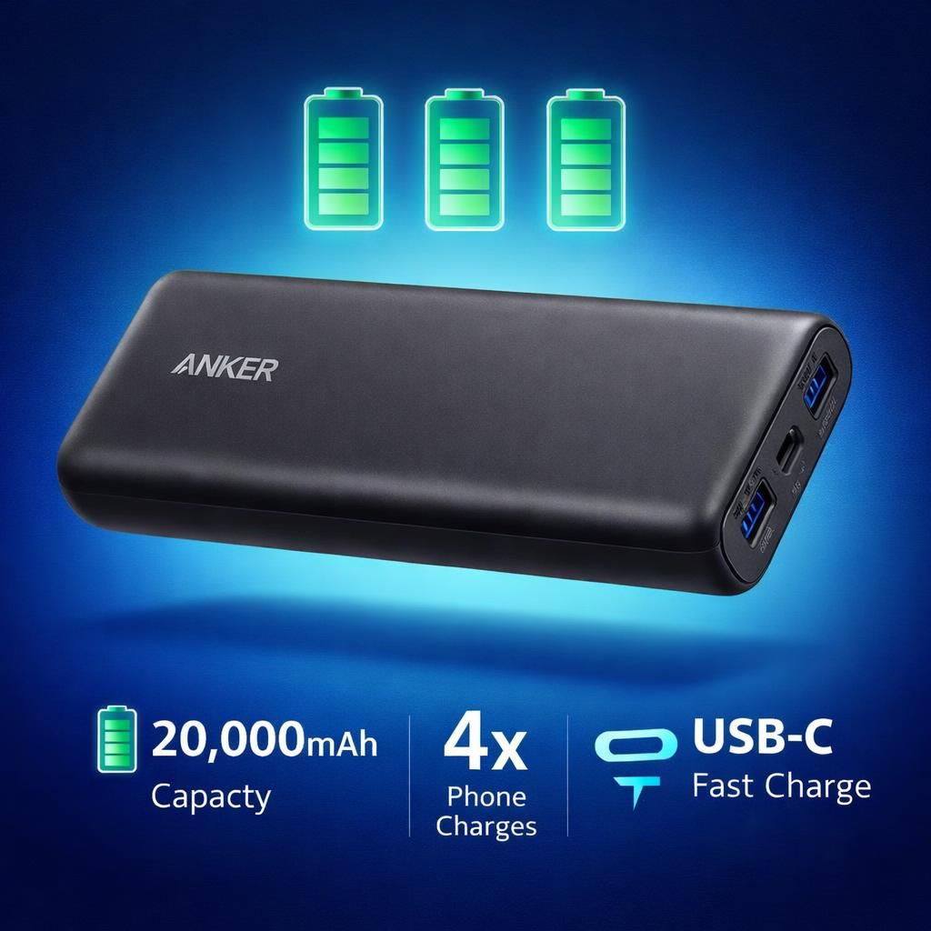 Anker PowerCore after