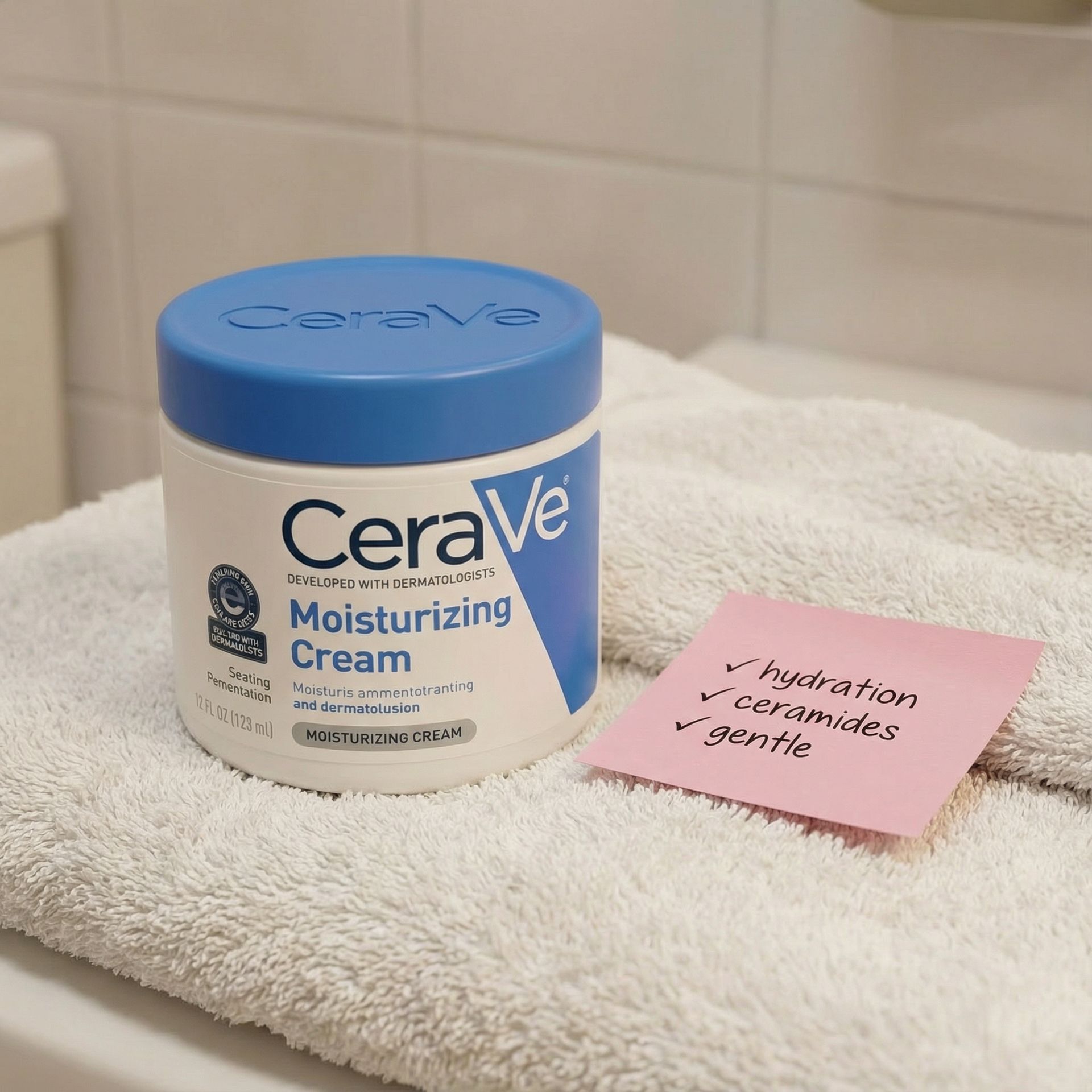 CeraVe Moisturizing Cream after