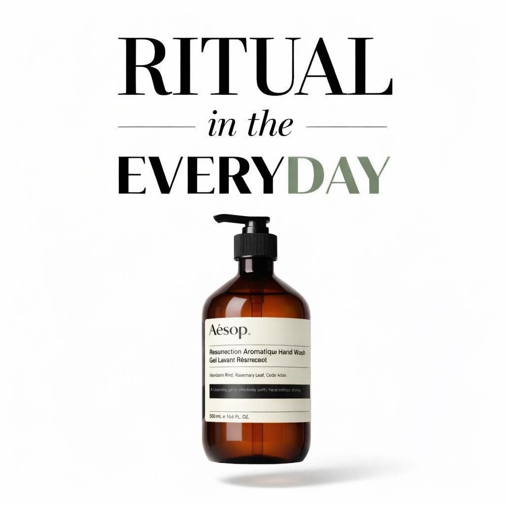 Aesop Resurrection Hand Wash after