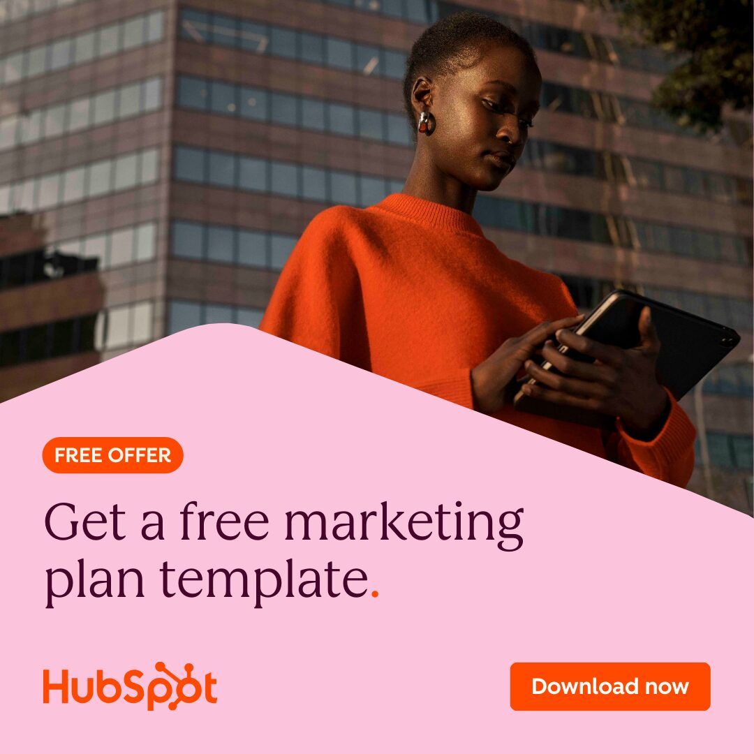 HubSpot - Template + freebie offer