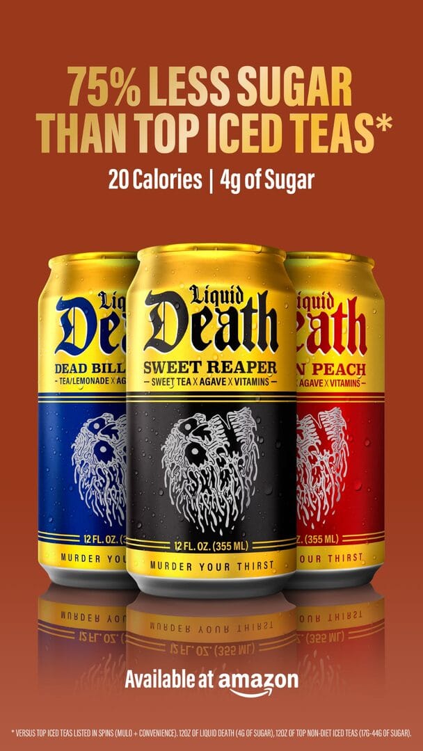 Liquid Death ad creative