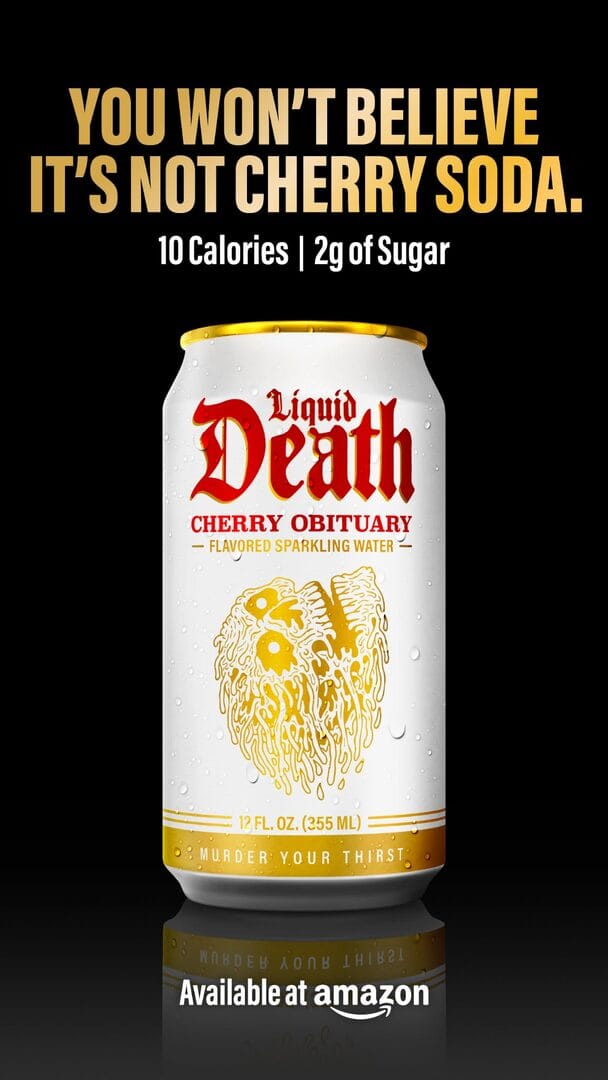 Liquid Death ad creative