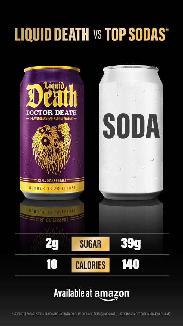 Liquid Death ad creative