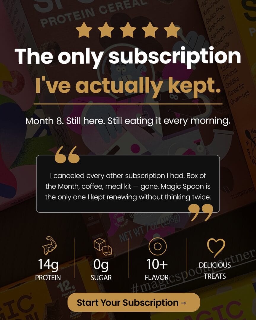 Magic Spoon - UGC / testimonial