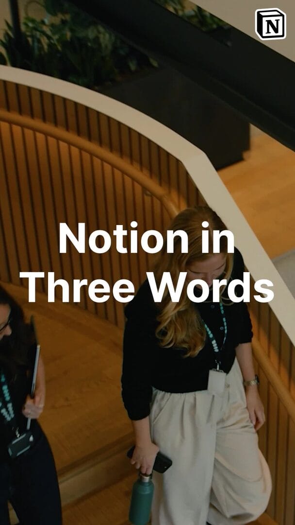 Notion in Three Words