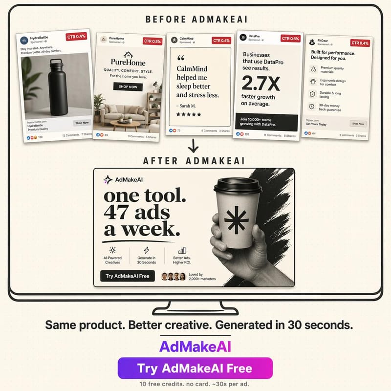 Generated ad example